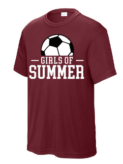 Girls of Summer Soccer Performance Tee