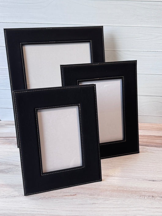 Black Leatherette Frame