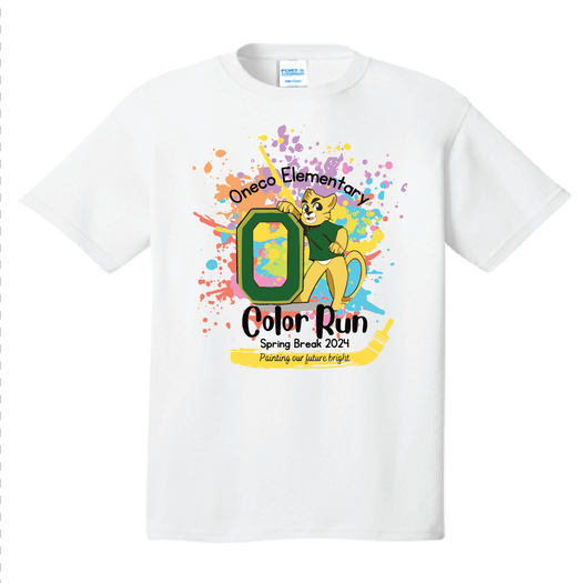 Oneco Elementary Color Run Tee