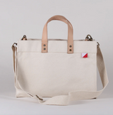 ShoreBags Mini Box Tote Bag- Natural