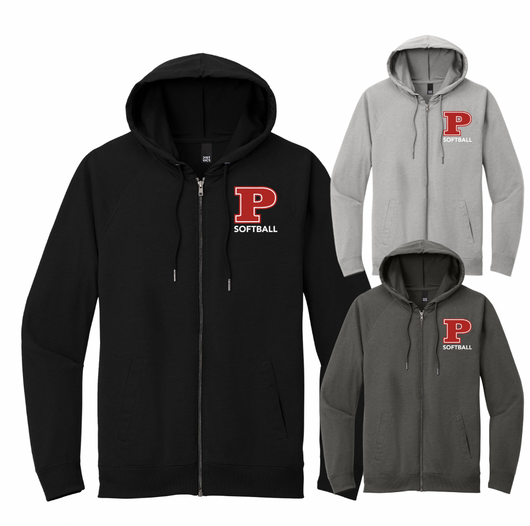 PHS Softball Full Zip Hoodie