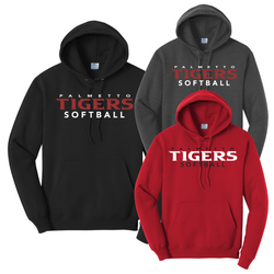 PHS Softball Pullover Hooded Sweatshirt. PC78H