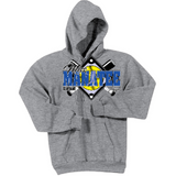 Miss Mantee Softball Pullover Hooded Sweatshirt.