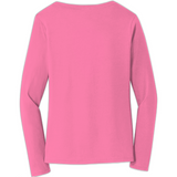 Port & Company® Ladies Long Sleeve Fan Favorite V-Neck Tee. LPC450VLS