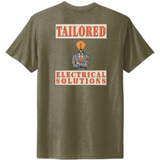 TES - Tailored Electric - Next Level Apparel®  Unisex Tri-Blend Tee. NL6010