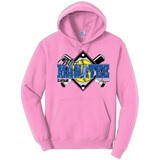 Miss Mantee Softball Pullover Hooded Sweatshirt.