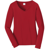 Port & Company® Ladies Long Sleeve Fan Favorite V-Neck Tee. LPC450VLS