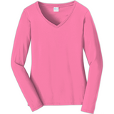 Port & Company® Ladies Long Sleeve Fan Favorite V-Neck Tee. LPC450VLS