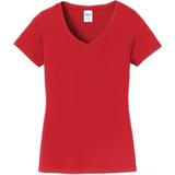 Port & Company® Ladies Fan Favorite V-Neck Tee. LPC450V