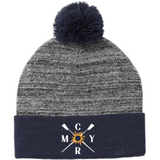 Manatee Rowing Sport-Tek ® Heather Pom Pom Beanie