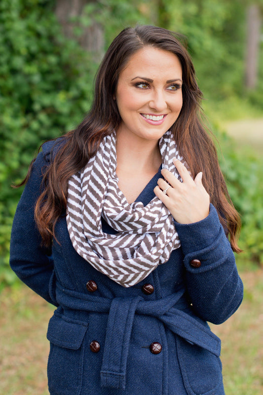 Monogrammed Infinity Scarf