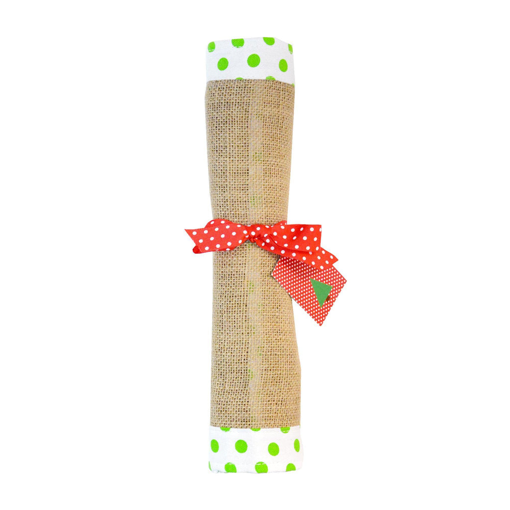 Burlap Holiday Table Runner - Banana Bug Designs