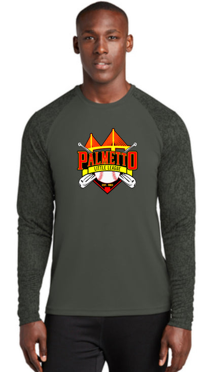 Palmetto Little League Unisex LS Camo Hex Tee