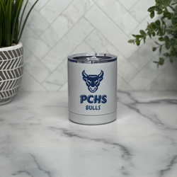 PCHS Bulls 10 Oz Low Ball Tumbler