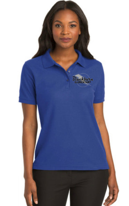 Blackburn Elementary Ladies Silk Touch Polo