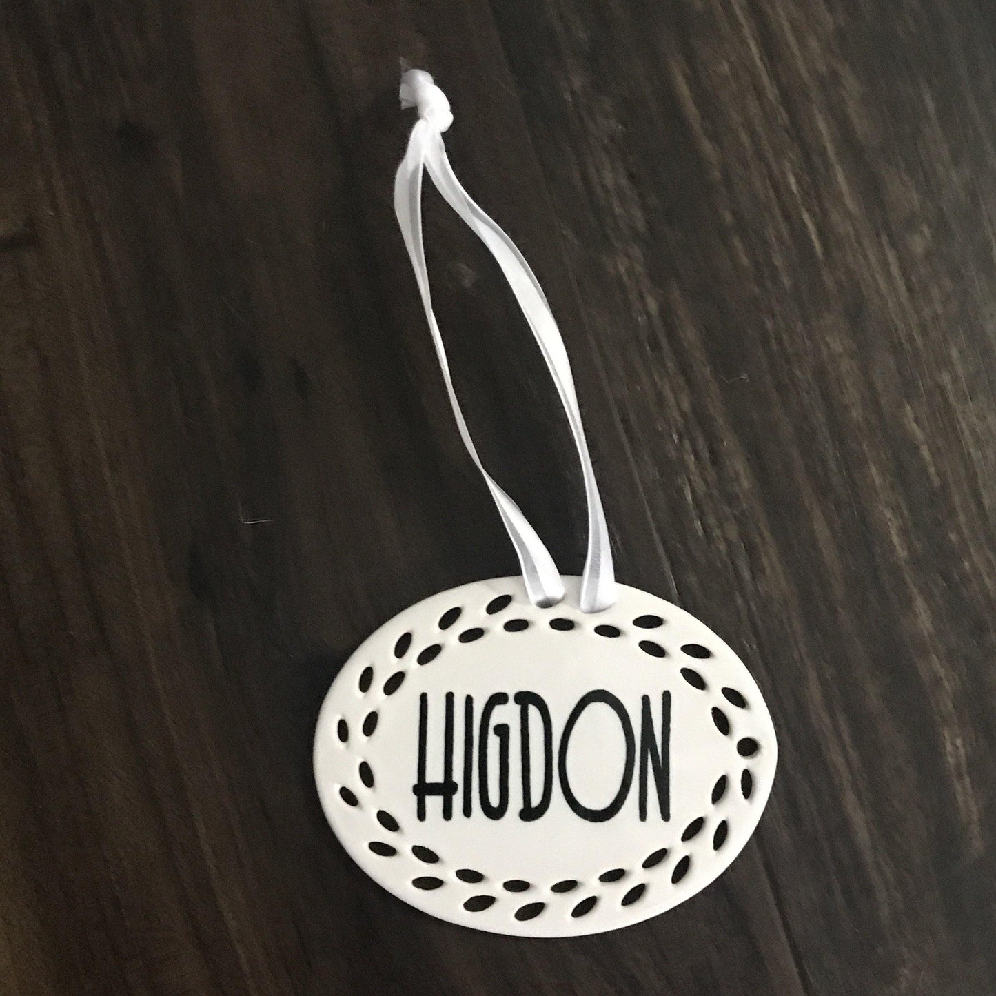 Personalized Ceramic Ornament