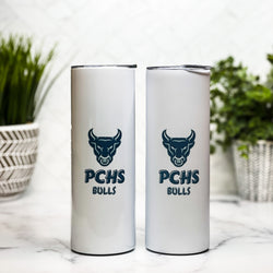 PCHS Bulls 20 Oz Slim Tumbler