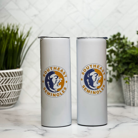 SEHS Seminoles 20 Oz Slim Tumbler